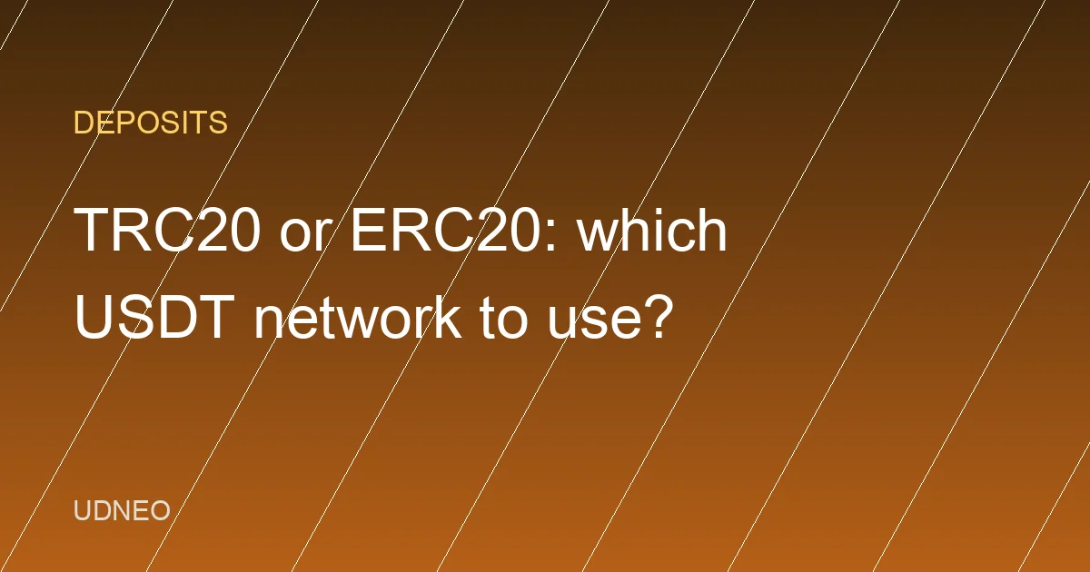 TRC20 or ERC20: Which USDT Network Should You Use?