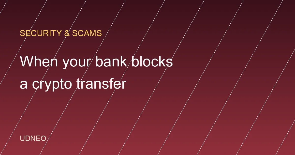 What to do when a French or Belgian bank refuses a transfer to a crypto platform
